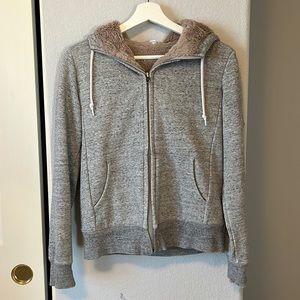 Uniqlo Faux Fur Lined Zip Up